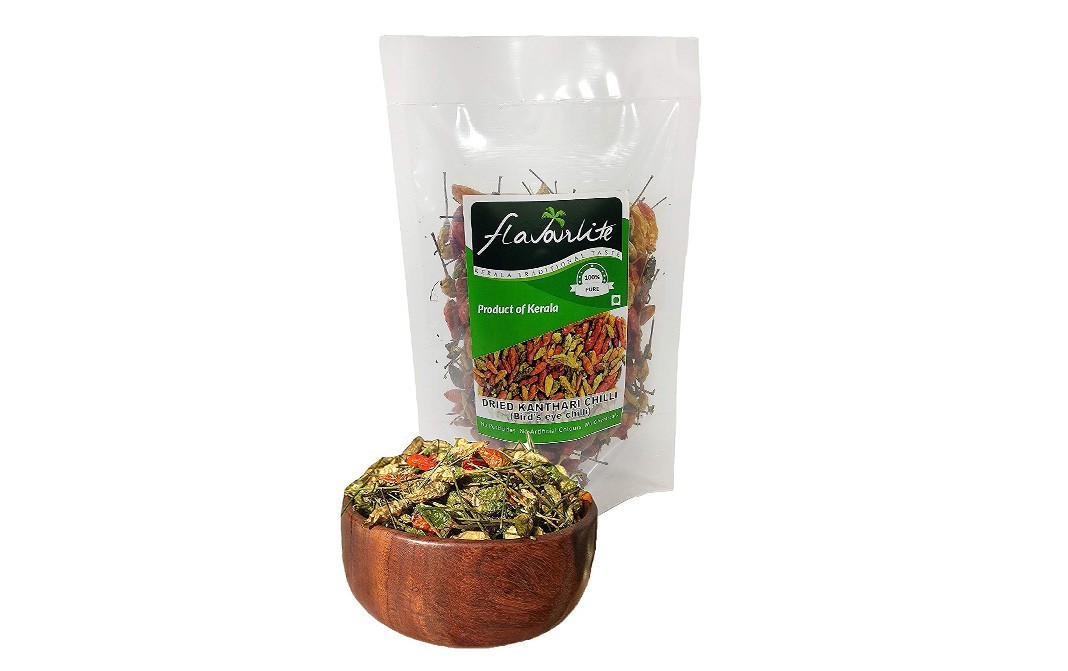 Flavourlite Dried Kanthari Chilli (Bird's eye chilli)   Pack  50 grams